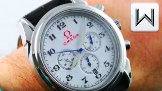 Omega De Ville Chronoscope Olympic Chronograph 48462032 Luxury Watch Review [upl. by Pardo80]