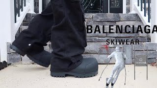 Balenciaga Alaska Ski Boot ON FOOT  SIZING [upl. by Costa]