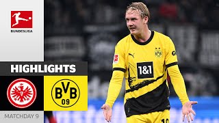 Brandt Saves BVB in 6Goals Drama  Eintracht Frankfurt  Borussia Dortmund 33  Highlights  MD 9 [upl. by Anuahsed899]