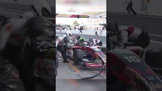 Most acrobatic pit stop You can watch the Super Formula races in Fuji this weekend at Motorsporttv [upl. by Purse179]