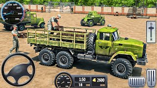 Army Truck Driving Simulator 3D  Soldier Duty Transporter Driver  Android GamePlay [upl. by Stempien]