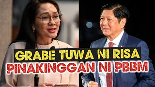 MAGING SI SENATOR RISA HONTIVEROS NATUWA SA GINAWA NI PBBM [upl. by Allista]