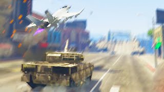 Capture The Tank GTA 5 Funny Moments [upl. by Thisbee]