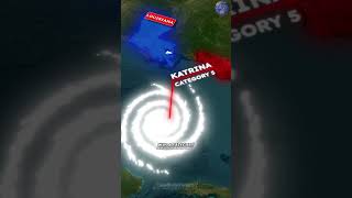 Hurricane Katrina the deadliest hurrucane in US history usa geographychannel worldgeography [upl. by Refynnej]