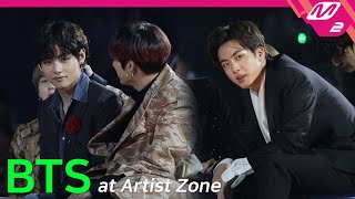 2019MAMA x M2 방탄소년단BTS at 아티스트 존Artist Zone [upl. by Limaa437]