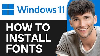 How To Install Fonts in Windows 11 Step By Step [upl. by Etnecniv700]