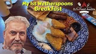 Wow My First Wetherspoons Breakfast Review [upl. by Saffian]