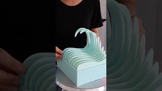 Rate this cake from 1 to 10🌊 cake cakeart cakedesign cakedecorating parametricdesign [upl. by Athalia]