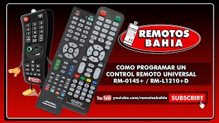 COMO PROGRAMAR UN CONTROL UNIVERSAL RM014S RML1388 RM [upl. by Reinold]