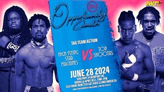 The Top Shootas vs High Flying Star Machines🔥 PWF ‘Opportunity Cometh’ 62824 [upl. by Ruscher]