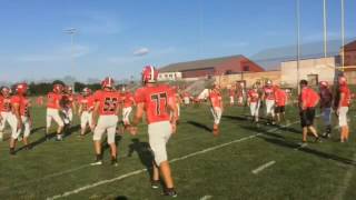 Pregame workout Trinity at AnnvilleCleona football [upl. by Mosier461]