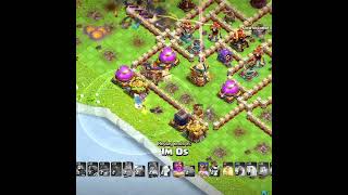 Queen Charge with Super Hog for TH16 clashofclans [upl. by Nossila475]