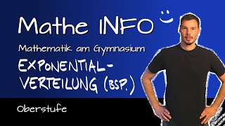 Mathe INFO Exponentialverteilung Beispielaufgabe  Stochastik  Mathematik Oberstufe [upl. by Campbell]