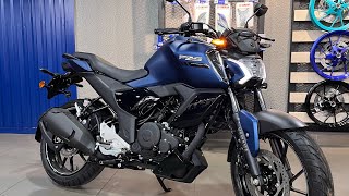 2024 New Colour Yamaha Fzs v4 Full Matt Blue New Model 2024 Full Detailed Review In Hindi [upl. by Junius]