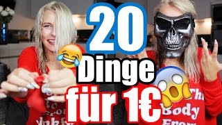 20 richtig VERRÜCKTE Dinge für 1€ TESTEN 😂  Dagi Bee [upl. by Gayl]