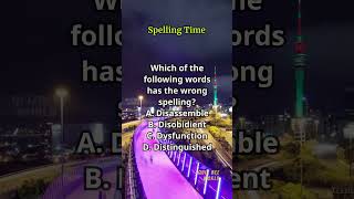 Spelling Time 510 spelling englishlearning englishvocabulary questions quiz [upl. by Nagek]