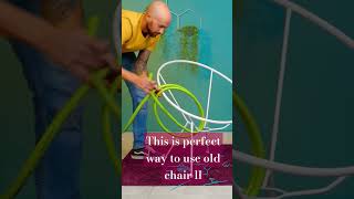 How to reused old chair ll diy indianspiritualheritage hindudeity trending shortvideos shorts [upl. by Eicam385]