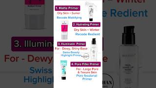 Types of primer  Mattifying primer  hydrating primer makeuptutorial kanchanmakeovers [upl. by Mccormac]