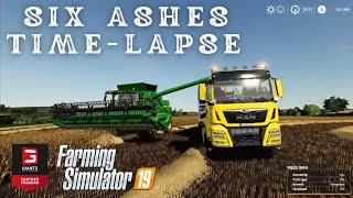 Six Ashes  Timelapse  Harvesting Oats and Collecting silage bales  Farming Simulator  Throwback [upl. by Suzetta]