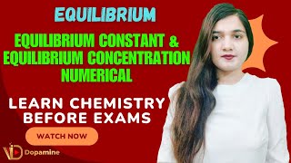 Equilibrium 2  Equilibrium Constant amp Equilibrium Concentration Numerical  Chemistry  NEET JEE [upl. by Datnow521]