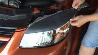 Installation Video  Headlight Eyelid Decals [upl. by Eppilihp]