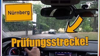 Prüfungsstrecke Steinplatte amp Erlenstegen in Nürnberg  Fahrschule Stumpf [upl. by Asi864]