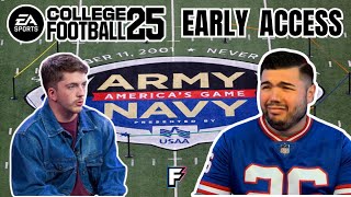 ARMY vs NAVY w MISTERCIV COLLEGE FOOTBALL 25 EARLY ACCESS [upl. by Fritts193]