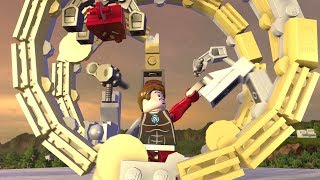 All Iron Man Transformations amp SuitUps in LEGO Marvels Avengers [upl. by Nuhsar]