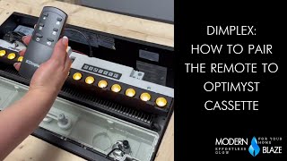 Dimplex How to Pair the Remote to Optimyst Cassette [upl. by Berga]