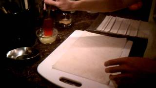 How to Butter and Stack Phyllo Dough [upl. by Ardeed]