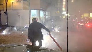 Some unofficial new years fireworks in San Franciscos Chinatown 2017 [upl. by Vine]