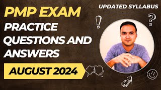 PMP Exam Questions 2024 August and Answers Practice Session PMP Exam Prep  PMP for Project Manager [upl. by Zeuqram]