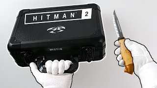 Unboxing Hitman 2 Ultra Rare Press Kit Limited PS4 Collectors Edition [upl. by Vaish338]