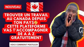 Recrutement de travailleurs international au Canada  cette plateforme vas taccompagner de A à Z [upl. by Amieva778]