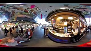 360video  Markthal Rotterdam walkthrough [upl. by Sharon]