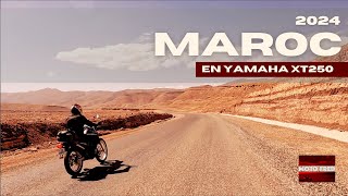 Maroc 2024 en moto Yamaha XT250  Boucle Marrakech à Merzouga [upl. by Arok]