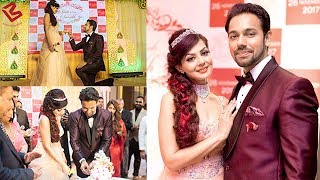 TV Couple Saurabh Pandey amp Zara Barrings Engagement Ceremony [upl. by Hertberg500]