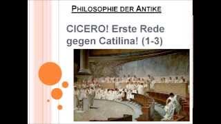 Cicero Erste Rede gegen Catilina Teil 13 [upl. by Pillihpnhoj]