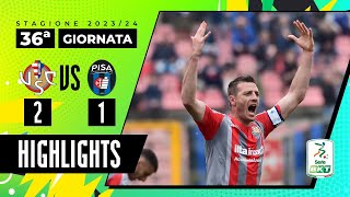 Cremonese vs Pisa 21  La Cremo vince con la firma dei suoi bomber  HIGHLIGHTS SERIE BKT 20232024 [upl. by Odrarej138]