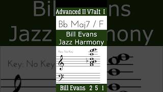 Bill Evans advanced jazz harmony shorts [upl. by Zsamot]