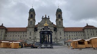 Einsiedeln Klosterkirche Vesperläuten Verklärung d Herrn [upl. by Petuu35]