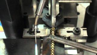 KAUSTUBHH TECHNOCRAFT  AUTOMATIC JEWELRY CABLE CHAIN COUPLING WELDING BISMARK MACHINE [upl. by Gloriana503]