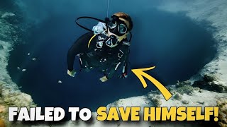 A Dive at the Worlds Second Deepest Blue Hole Takes a Dark Turn  Deep Diving Gone Wrong [upl. by Aehtorod139]