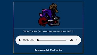 Triple Trouble V2 Xenophanes Section 1 WIP 1 VsSonicexe Cancelled [upl. by Ecnahs]