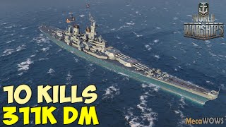 World of WarShips  Missouri  10 KILLS  311K Damage  Replay Gameplay 4K 60 fps [upl. by Aihsinat137]