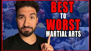 The DEFINITIVE Martial Arts Ranking List [upl. by Anoed]