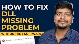 How To Fix Dll Missing Problem  Without Any Software  DLL File Missing Windows 10  Window 11 [upl. by Nnarual802]