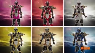 Super Ninja Steel  All Ranger Morphs  Power Rangers Official [upl. by Dub]