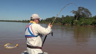 As margens do Rio Araguaia As Gigantes Pirararas PESCARIA  bloco 1 [upl. by Danit902]