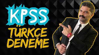 KPSS  Türkçe Deneme [upl. by Ennael]